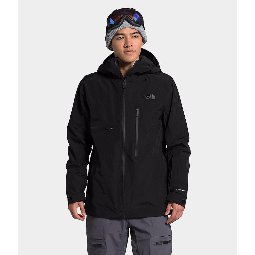The North Face Powderflo Futurelight™ Ανδρικα Αδιάβροχο Μπουφάν - Μαυρα (UPVE47391)
